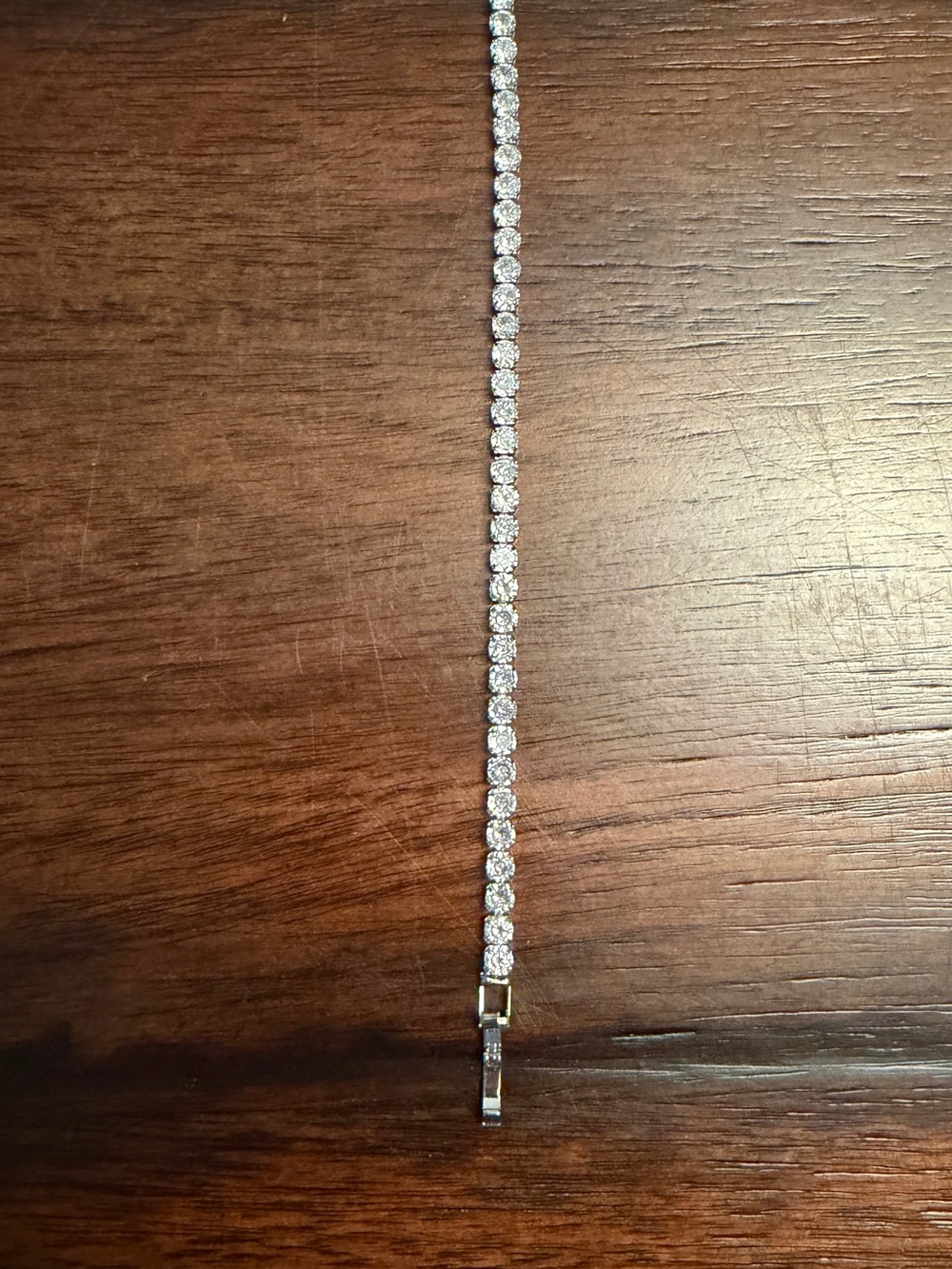 Classic Silver Crystal Tennis Bracelet - Women's Sparkling Bracelet